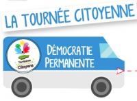 Minibus tournée citoyenne